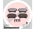 ZIMMERMANN Sada brzdovch destiek rd:z ‐ ZIM 24606.975.1