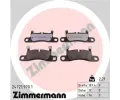 ZIMMERMANN Sada brzdovch destiek rd:z ‐ ZIM 24721.970.1