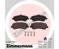 ZIMMERMANN Sada brzdovch destiek - kotouov brzda ‐ ZIM 24867.205.1