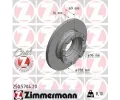 ZIMMERMANN Brzdov kotou COAT Z - 288 mm ‐ ZIM 250.5704.20