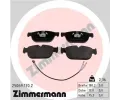 ZIMMERMANN Sada brzdovch destiek - kotouov brzda ‐ ZIM 25069.170.2