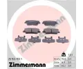 ZIMMERMANN Sada brzdovch destiek - kotouov brzda ‐ ZIM 25153.155.1