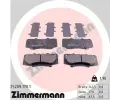 ZIMMERMANN Sada brzdovch destiek ‐ ZIM 25209.170.1