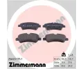 Sada brzdových destiček ZIMMERMANN ‐ ZIM 25603.175.1  Sada brzdových destiček ZIMMERMANN ‐ ZIM 25603.175.1