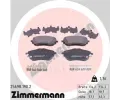 Sada brzdovch destiek ZIMMERMANN ‐ ZIM 25698.190.2