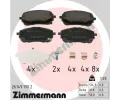 ZIMMERMANN Sada brzdovch destiek ‐ ZIM 26149.190.2
