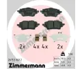 ZIMMERMANN Sada brzdovch destiek ‐ ZIM 26153.160.2