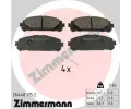 Sada brzdovch destiek ZIMMERMANN ‐ ZIM 26448.175.2