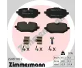 Sada brzdovch destiek ZIMMERMANN ‐ ZIM 26687.180.2