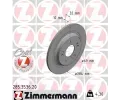 ZIMMERMANN Brzdov kotou COAT Z - 284 mm ‐ ZIM 285.3536.20