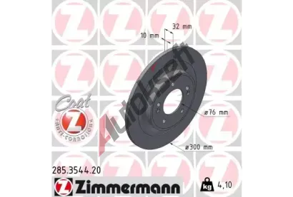 ZIMMERMANN Brzdov kotou COAT Z - 300 mm ZIM 285.3544.20, 285.3544.20