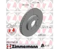 ZIMMERMANN Brzdov kotou COAT Z - 305 mm ‐ ZIM 290.2260.20
