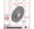 ZIMMERMANN Brzdov kotou drkovan SPORT COAT Z - 305 mm ‐ ZIM 290.2260.52