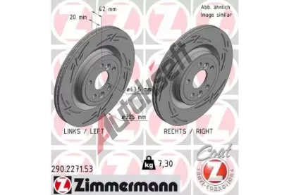 ZIMMERMANN Brzdov kotou BLACK Z - 325 mm ZIM 290.2271.53, 290.2271.53