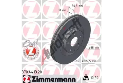 ZIMMERMANN Brzdov kotou COAT Z - 328 mm ZIM 370.4413.20, 370.4413.20