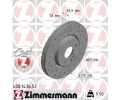 ZIMMERMANN Brzdov kotou drkovan SPORT COAT Z - 316 mm ‐ ZIM 400.1436.52