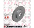 ZIMMERMANN Brzdov kotou COAT Z - 312 mm ‐ ZIM 400.3620.20