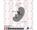 ZIMMERMANN Brzdov kotou s loiskem - 274 mm ‐ ZIM 400.3638.00