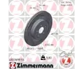 Brzdov kotou ZIMMERMANN ‐ ZIM 400.3699.55