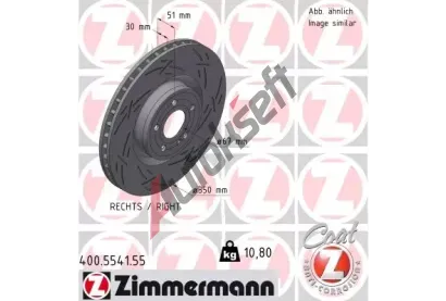 ZIMMERMANN Brzdový kotouč BLACK Z 350 mm ZIM 400.5541.55, 400.5541.55  ZIMMERMANN Brzdový kotouč BLACK Z 350 mm ZIM 400.5541.55, 400.5541.55