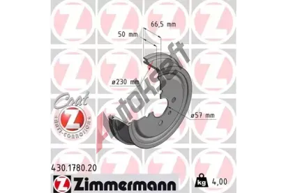 ZIMMERMANN Brzdov buben COAT Z ZIM 430.1780.20, 430.1780.20