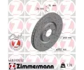 ZIMMERMANN Brzdov kotou drkovan SPORT COAT Z - 302 mm ‐ ZIM 440.3120.52