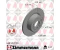 Brzdov kotou ZIMMERMANN ‐ ZIM 450.5222.20