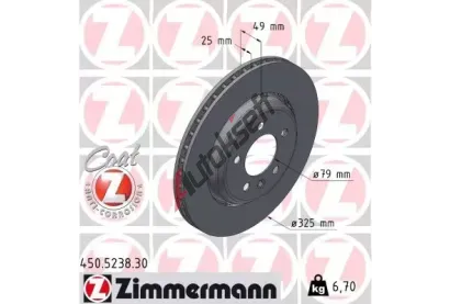 ZIMMERMANN Brzdov� kotou� FORMULA S - 325 mm ZIM 450.5238.30, 450.5238.30