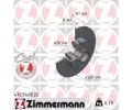 Brzdov kotou ZIMMERMANN ‐ ZIM 470.5408.20