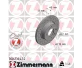 ZIMMERMANN Brzdov kotou drkovan SPORT COAT Z - 236 mm ‐ ZIM 500.2304.52