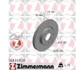 ZIMMERMANN Brzdov kotou COAT Z - 252 mm ‐ ZIM 540.2491.20