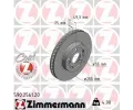 ZIMMERMANN Brzdov kotou COAT Z - 255 mm ‐ ZIM 590.2561.20