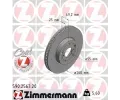 Brzdový kotouč ZIMMERMANN ‐ ZIM 590.2563.20 Brzdový kotouč ZIMMERMANN ‐ ZIM 590.2563.20