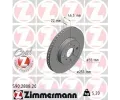 ZIMMERMANN Brzdov kotou COAT Z - 255 mm ‐ ZIM 590.2808.20
