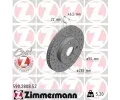 ZIMMERMANN Brzdov kotou SPORT COAT Z - 255 mm ‐ ZIM 590.2808.52