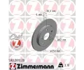 ZIMMERMANN Brzdov kotou COAT Z - 259 mm ‐ ZIM 590.2811.20
