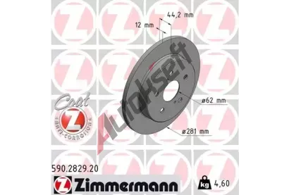 ZIMMERMANN Brzdov kotou COAT Z - 281 mm ZIM 590.2829.20, 590.2829.20