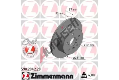 ZIMMERMANN Brzdov kotou COAT Z - 281 mm ZIM 590.2842.20, 590.2842.20