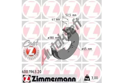 ZIMMERMANN Brzdov buben COAT Z ZIM 600.1963.20, 600.1963.20