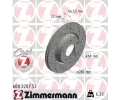 Brzdový kotouč ZIMMERMANN ‐ ZIM 600.3207.52 Brzdový kotouč ZIMMERMANN ‐ ZIM 600.3207.52
