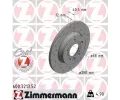 ZIMMERMANN Brzdov kotou drkovan SPORT COAT Z - 280 mm ‐ ZIM 600.3213.52