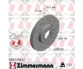 ZIMMERMANN Brzdov kotou drkovan SPORT COAT Z - 288 mm ‐ ZIM 600.3236.52