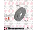 ZIMMERMANN Brzdov kotou SPORT COAT Z - 256 mm ‐ ZIM 600.3250.52
