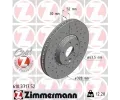 ZIMMERMANN Brzdov kotou drkovan SPORT COAT Z - 328 mm ‐ ZIM 610.3717.52