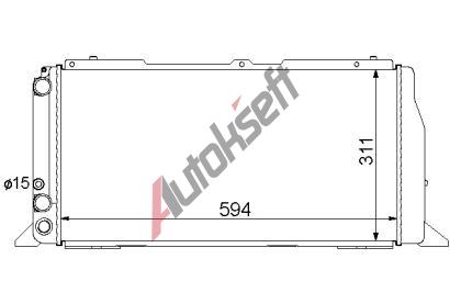 Chladi� vody 12.12.502, 600-307-44mm