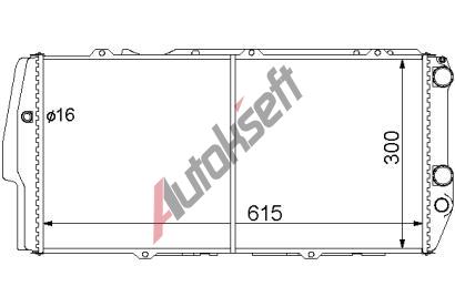 Chladi� vody 12.18.502, 617-310-45mm