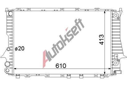 Chladič vody 12.20.504, 632-410-33mm Chladič vody 12.20.504, 632-410-33mm
