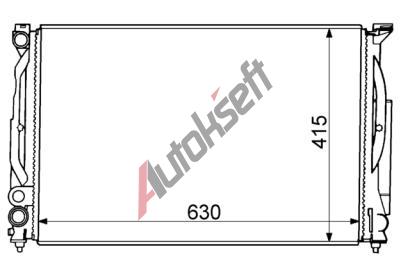 Chladi vody 12.22.501, 632-414-23mm