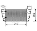 Chladi vzduchu intercooler  ‐ 12.22.550