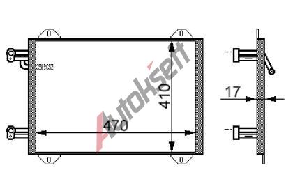 chladi klimatizace - kondenztor 12.52.540, 508x401